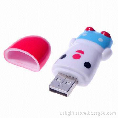 USB Drive, 8GB Vogue Design, Plastic Doll Shape, Promotional Gift